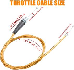 img 1 attached to MRELC 50-Inch Mini Bicycle Throttle Cable