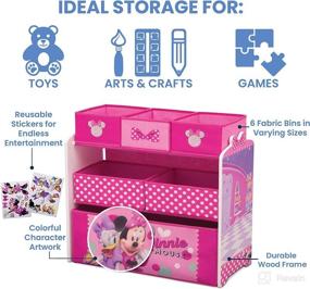 img 1 attached to Delta Children Design Storage Organizer Kids' Home Store ... Nursery Bedding