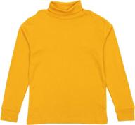 leveret cotton turtleneck uniform green boys' clothing at tops, tees & shirts logo