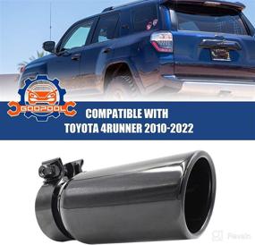 img 1 attached to Exhaust Stainless Compatible 2010 2022 PT932 89180 02