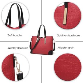 img 1 attached to 👜 YNIQUE Satchel Handbags and Shoulder Wallets for Women's, Available at Satchels