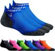 men's & women's 3048 ultralight athletic running socks w/ seamless toe, moisture wicking, cushion padding 1 logo