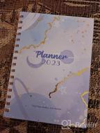 img 1 attached to CAGIE Weekly Monthly Undated Planner Women Work Schedule 12 Months 54 Weeks Organizer Any Time Planner Time Management Planner Goal Setting Planner For Girl Elastic Closure 5.7" X 8.3", (Pink) review by John Lewis