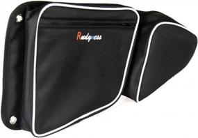 img 2 attached to Left And Right Door Bags With Knee Pads For Polaris RZR XP 1000 900 S 2015-2017 Models By Rudyness