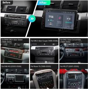 img 2 attached to XTRONS Android 11 Single Din Автомобильная стереосистема для BMW E46 Rover75 MG ZT 9-дюймовый автомобильный радиоприемник Hexa Core 4 ГБ RAM 64 ГБ ROM Сенсорный экран GPS-навигация для автомобильного головного устройства Встроенный DSP Car Play Android Auto Порт HDMI