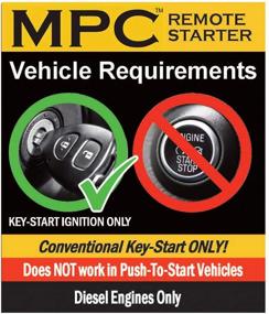 img 3 attached to 🔌 Convenient and Efficient MPC Plug N Play Remote Start for 2017-2019 Ford F-250 Super Duty Diesel - Key to Start, Quick Installation with T-Harness - Factory Key Activated