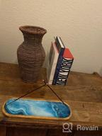 img 1 attached to Mango Wood Incense Burner Holder Tray For Sticks - Home Decor Ash Catcher Moonshine Folkulture review by Barbara Robinson