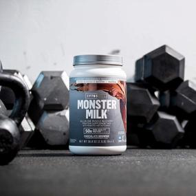 img 3 attached to CYTOSPORT Monster Milk Chocolate Brownie Protein Supplement Mix, 50G Protein Per Serving, 2.3 Pound Tub, 12 Servings
