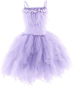 img 4 attached to IWEMEK Ruffles Tassels Princess Birthday Girls' Clothing : Dresses