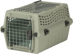 img 1 attached to 🐾 Petmate Two Door Deluxe Kennel: Intermediate Size, Moss Bank - A Top-Notch Pet Accommodation Solution