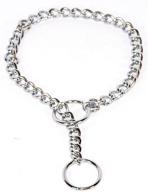 hamilton choke chain collar 12 inch logo