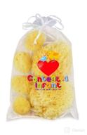 contented infant® real sea sponges for babies - premium bath care set for gentle and safe skin care, perfect for newborns, toddlers, and kids - baby shower spa gift set logo