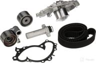 🔧 gates tckwp257 timing belt kit with water pump for engine logo