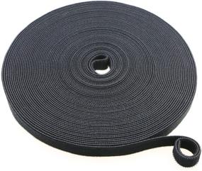 img 2 attached to 🔗 25 Yards Hook Style 1 Double Side Nylon Power Cable Tie for Efficient Wire Management (3/4 Inch) - Pasow Fastening Tape, 1 Roll