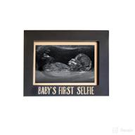 capture and cherish precious memories with pearhead baby's first selfie sonogram picture frame - perfect gender-neutral baby keepsake photo frame for baby nursery décor logo
