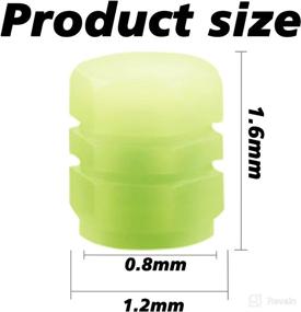 img 1 attached to Tire Valve Stem Caps For Car Tires & Wheels : Accessories & Parts