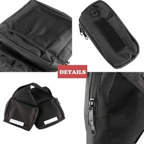 img 1 attached to ALAVENTE ATV UTV Tank-Top Saddle Bag - Ultimate Waterproof Motorcycle Tank Bag for Yamaha Suzuki Kawasaki Harley - ATV Bag Black