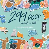 🧩 300-piece canine cluster puzzle: '299 dogs and a cat' - a paw-sitively charming puzzle logo