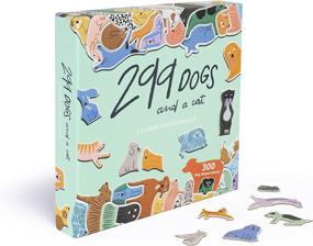 img 2 attached to 🧩 300-Piece Canine Cluster Puzzle: '299 Dogs and a Cat' - A Paw-sitively Charming Puzzle