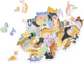 img 1 attached to 🧩 300-Piece Canine Cluster Puzzle: '299 Dogs and a Cat' - A Paw-sitively Charming Puzzle