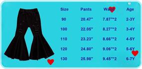 img 1 attached to Luethbiezx Bell Bottom Toddler Leggings Trousers Girls' Clothing : Leggings