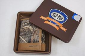 img 3 attached to Clemson Tigers Trifold Wallet With Realtree Max-5 Camo & Leather Design - NCAA Licensed By Zep-Pro