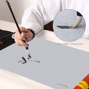 img 2 attached to 2 Pcs Set Reusable Chinese Calligraphy Brush Water Writing Magic Cloth For Practice - No Grids