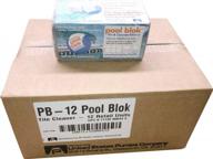 effortlessly clean pools and spas with us pumice pool cleaning blok - case of 12 logo