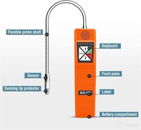 img 3 attached to 🔍 Апрвтио ALD-100 Детектор утечек хладагента: эффективный детектор утечек фреона с тестером галогенного газа для систем HVAC AC - R22 R410A R134A - 7 уровней регулируемой чувствительности - Максимальная чувствительность 0,11 унций/год