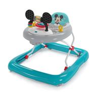 bright starts mickey mouse tiny trek walker, original bestie, 2-in-1 walker ages 6 months+ logo