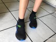 img 1 attached to 👟 KALAKIDS Breathable Comfortable Non-Slip Mesh Blade Type Kids Sneakers, Running/Walking Shoes for Boys Girls - Tennis Shoes review by Daniel Hicks