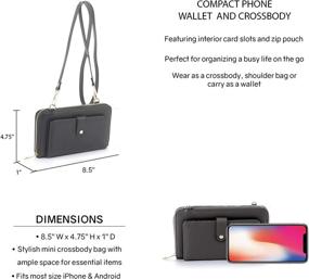 img 2 attached to EMPERIA Crossbody Wallet Detachable Shoulder Women's Handbags & Wallets - Crossbody Bags