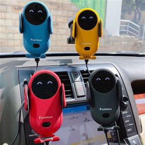 img 3 attached to 2021 Smart Car Wireless Charger Phone Holder: Fast Charging for All Mobile Phones