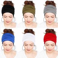 6 pack unisex spandex dreadlocks tube hair cover - stretchy open end elastic band logo