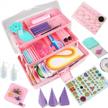 complete paper quilling kit with tools, supplies, and colorful paper strips for creative crafts logo