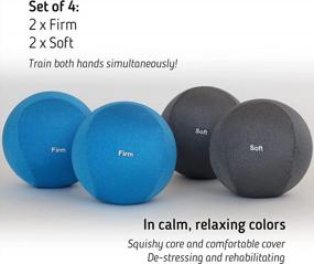 img 3 attached to 3-Pack Stress Balls For Adults & Kids - The Friendly Swede Hand Squeezer Grip Strength Therapy Ball Bulk Set