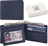 cochoa men's blocking bifold wallet with window - optimal choice for wallets, card cases & money organizers logo