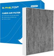 philtop acf047 (cf12160) premium cabin air filter, compatible with kona (2018-2021), tucson (2016-2021), veloster (2019-2021), veloster n (2019-2021), venue (2020-2021), seltos (2021), soul, sportage логотип