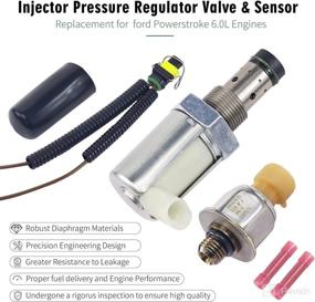 img 3 attached to 6.0 IPR Valve Fuel Injector Pressure Regulator & ICP Control Sensor for 2003-2010 Ford Super Duty F250 F350 F450 F550 E350 E450 Excursion 6.0L Diesel, Replacement # 5C3Z9C968CA