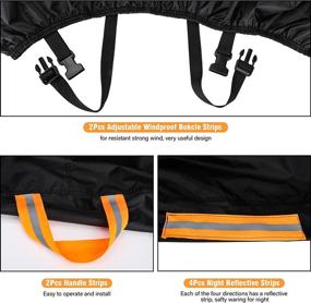 img 1 attached to 🛡️ Durable and Waterproof UTV Cover - AUTOOMMO 126 inch, Protects 2-3 Passengers from Snow, Rain, and UV Rays - Ideal for Polaris, Yamaha, Can-Am, Kawasaki, Honda, Arctic Cat