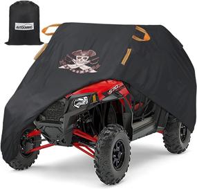 img 4 attached to 🛡️ Durable and Waterproof UTV Cover - AUTOOMMO 126 inch, Protects 2-3 Passengers from Snow, Rain, and UV Rays - Ideal for Polaris, Yamaha, Can-Am, Kawasaki, Honda, Arctic Cat