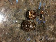 img 1 attached to KINGPiiN Engraving Exclusive Cufflinks Business Men's Accessories review by Rob Bradford