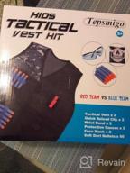img 1 attached to Tepsmigo Kids Tactical Vest Kit With 100 Refill Darts, 2 Reload Clips, Face Tube Masks, Hand Wrist Bands And Protective Glasses - Ages 5+ review by Avishai Menon