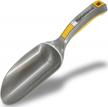 get your garden game on-the-go with our portable rust-proof hand trowel - heavy duty and bent-proof with ergonomic handle logo