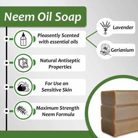 img 3 attached to Plantonix Neem Oil Soap Bar (3-Pack)…
