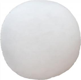 img 3 attached to MoonRest Round Pillow Insert Hypoallergenic Polyester Form Stuffer-0 Cotton Blend Covering For Sofa Sham, Decorative Pillow, Cushion And Bed - 10 Inch Diameter