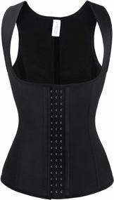 img 4 attached to Shape Your Figure With Charmian Women'S Steel Boned Latex Waist Training Corset