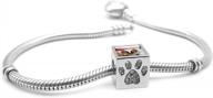 custom photo charm for pandora: personalized silver plated fit with your image logo