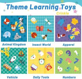 img 2 attached to Gifts2U Tissore Box Toy для детей 6-12 месяцев: погремушка для прорезывания зубов, волшебные сенсорные игрушки Монтессори!