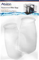 aqueon proflex 200 micron filter bag, 2-pack: superior filtration efficiency for crystal clear aquarium water logo